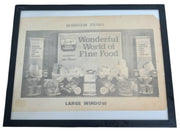 Isaly's Window Trims For Large Window 1960s Photo Framed 9"x11" Vintage