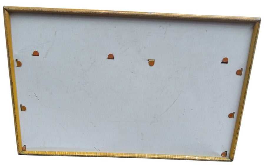 Marx Bar-M-Ranch Log Cabin Tin Toy Vintage Collectible Nostalgic Display