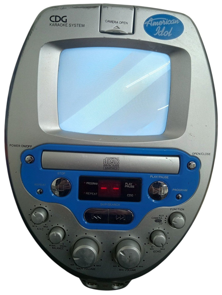 American Idol CDG Karaoke Machine/CD Player With Camera 2004 Y2K Nostalgia