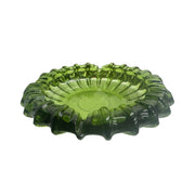 MCM Fostoria Emerald Green Round Vintage Ashtray