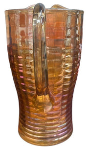 Marigold Vintage Carnival Glass Pitcher