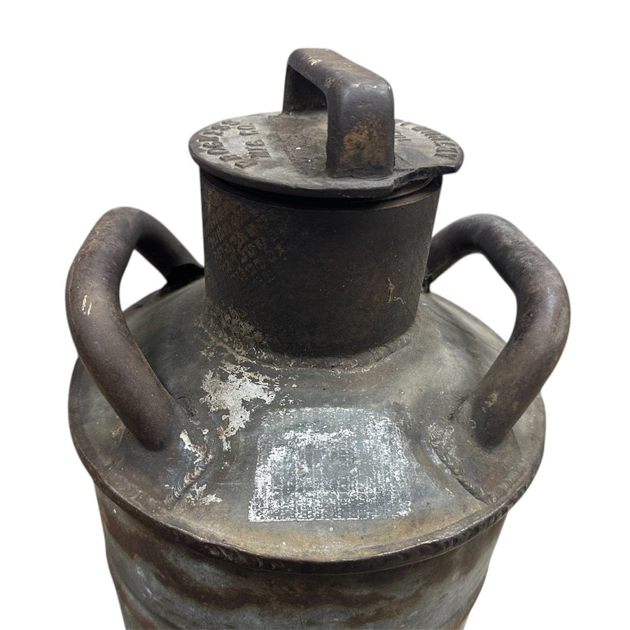 Progress Manufacturing Co. Station Gasoline Canister 102 Arthur Illinois EMPTY