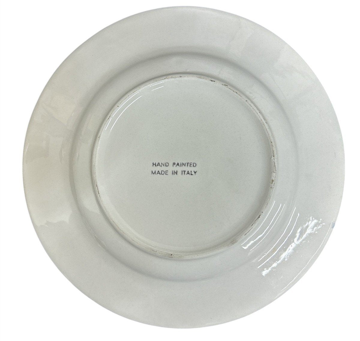 Colorful Hand-Painted Karen Donleavy Dog Lunch Plate
