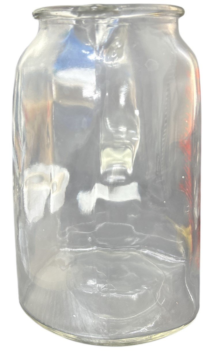 Glasco Vintage 1950s Potbelly 1QT Glass Pitcher