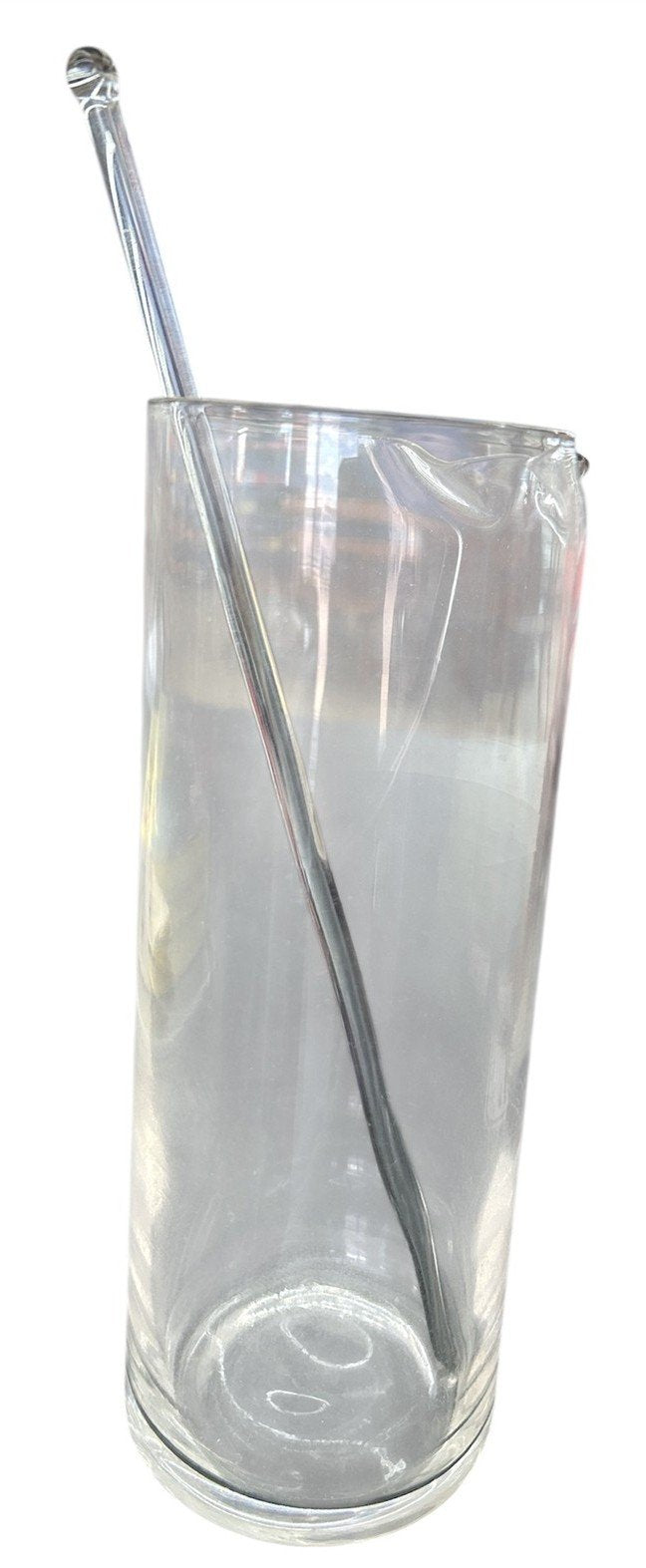 Martini Cocktail Clear Glass Pitcher With A Glass Stir Stick