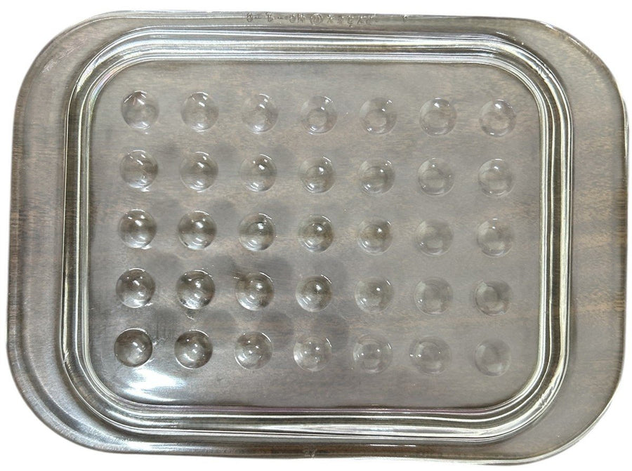 Corning Ware White Casserole Dish with Pyrex Bubble Glass Lid