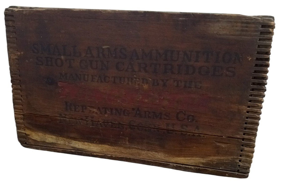 Winchester Wooden Ammunition Crate Antique Collectible Decorative Storage
