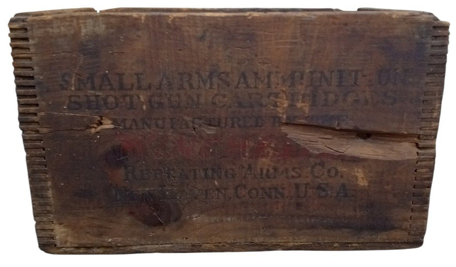Winchester Wooden Ammunition Crate Antique Collectible Decorative Storage