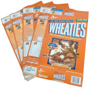 Jackie Robinson 50th Anniversary Wheaties Boxes Flat 1997 Set Of 4 Baseball