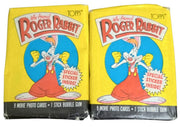 Topps Trading Card Packs 1980s ALF Roger Rabbit Batman Set Of 7 Retro Nostalgic