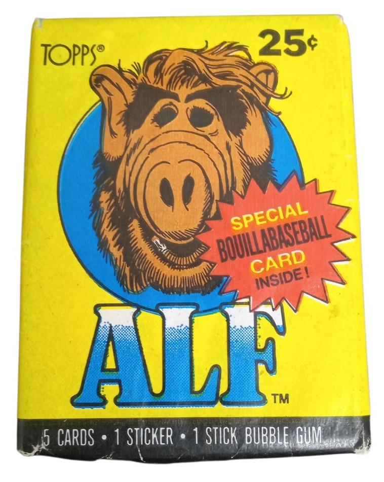 Topps Trading Card Packs 1980s ALF Roger Rabbit Batman Set Of 7 Retro Nostalgic