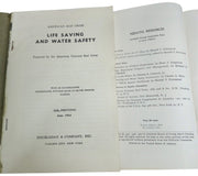 YMCA & Red Cross Water Safety & Lifesaving Books 1960s Vintage Collectible