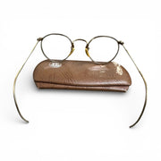 Artcraft Fulvue Vintage MCM 1/10 12k Gold Filled Eyeglasses W/ Case V.C. Bidwell