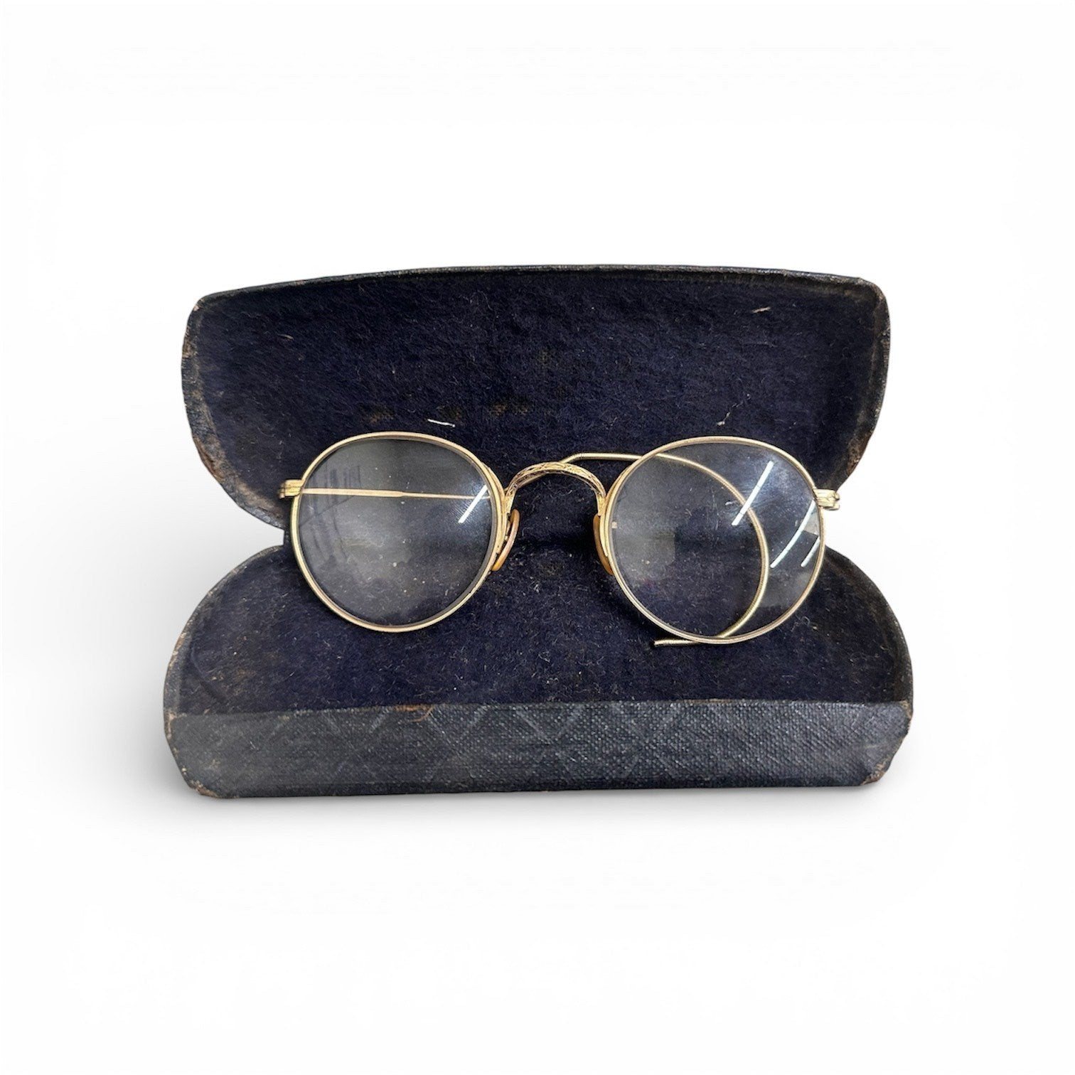 Bausch & Lomb Vintage MCM 1/10 12k Gold Filled Fulvue Eyeglasses (1 Temple Gone)