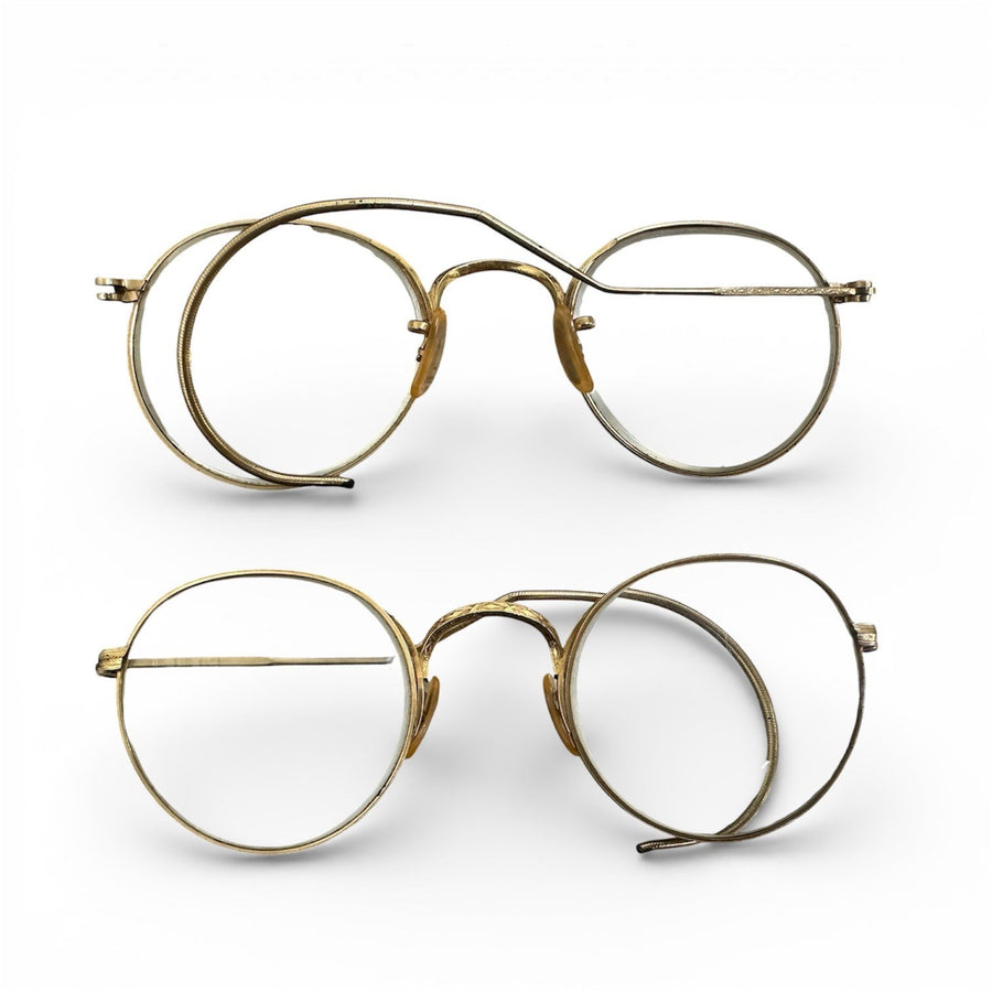 Bausch & Lomb Vintage MCM 1/10 12k Gold Filled Fulvue Eyeglasses (1 Temple Gone)