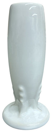 Fiesta - White Bud Vase Homer Laughlin Ceramic Botanical Flower Holder