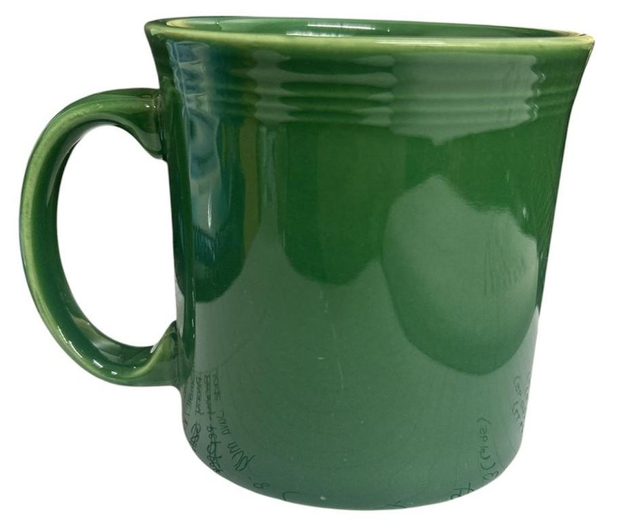 Fiesta - Jade Green Java Handle Mug Homer Laughlin Ceramic Coffee Cup