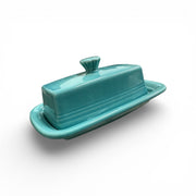 Fiesta - Turquoise XL Covered Butter Dish Homer Laughlin HLC Ceramic