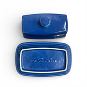 Fiesta - Lapis Blue XL Covered Butter Dish Homer Laughlin HLC Ceramic