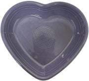 Fiesta - Lavender Medium Heart Bowl Homer Laughlin Ceramic Dish Valentine's