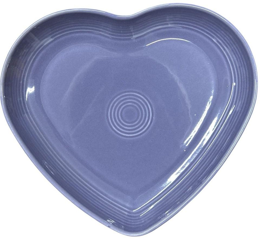 Fiesta - Lavender Large Heart Bowl Homer Laughlin Ceramic Dish Valentine's