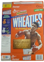 Muhammad Ali Wheaties Boxes Flat 1999 Boxing Retro Collectible Nostalgic