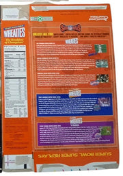 NFL Football Super Bowl & QB Club Wheaties Boxes Set Of 3 Flat Retro 1990s
