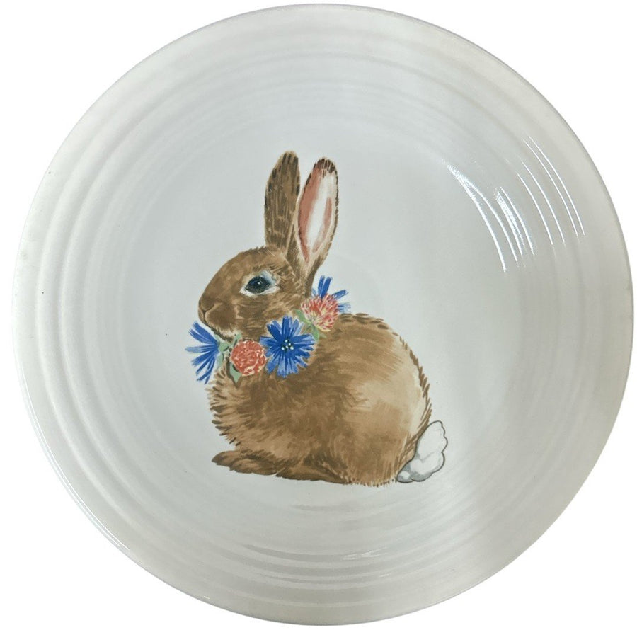 Fiesta - Breezy Floral Easter Bunny Luncheon Plate HLC