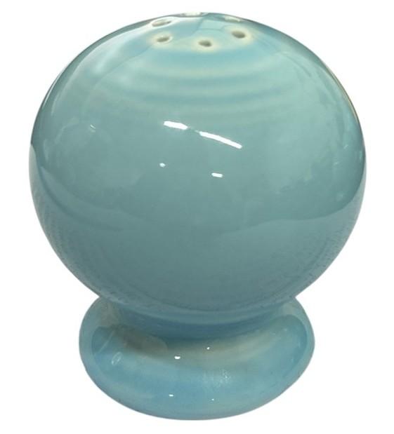 Fiesta - Sky Blue Ball Pepper Shaker Ceramic Homer Laughlin HLC