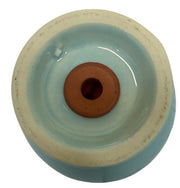 Fiesta - Sky Blue Ball Pepper Shaker Ceramic Homer Laughlin HLC