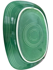 Fiesta - Jade Green Rectangular Platter Homer Laughlin Ceramic Dish Dining Serving