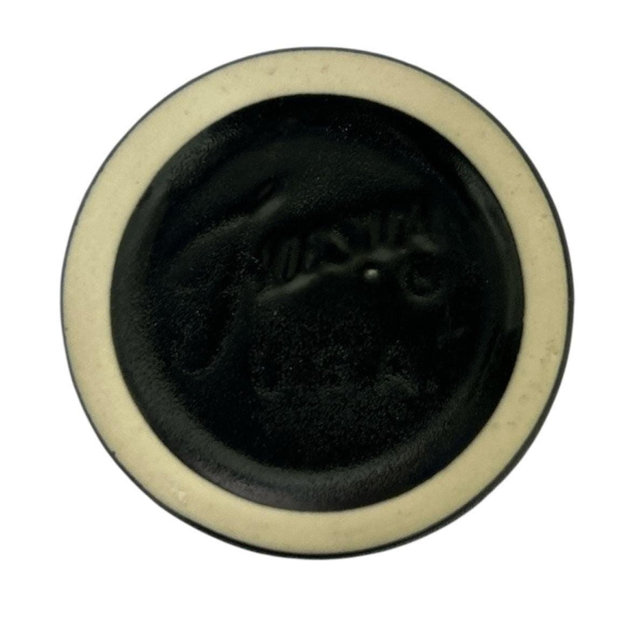Fiesta - Foundry Black Ceramic Shot Glass HLC Homer Laughlin