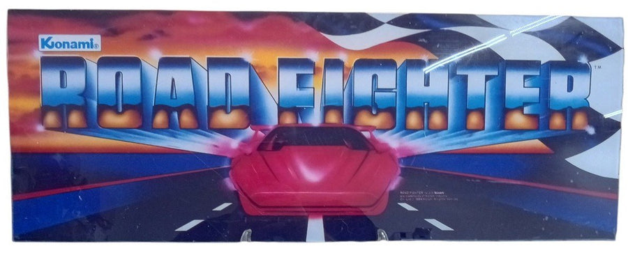 Konami Road Fighter Arcade Marquee Sign Retro Collectible Nostalgic