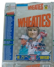 NFL 75th Anniversary Wheaties Boxes Set Of 4 Flat 1994 Football Nostalgic