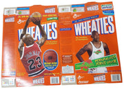 Michael Jordan Wheaties Boxes Space Jam & Signed Ball Flat 1990s Basketball