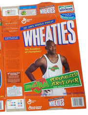 Michael Jordan Wheaties Boxes Space Jam & Signed Ball Flat 1990s Basketball