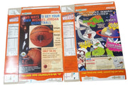 Michael Jordan Wheaties Boxes Space Jam & Signed Ball Flat 1990s Basketball