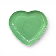Fiesta - Meadow Green Large Heart Shaped Bowl Homer Laughlin Ceramic Dish HLC Valentines