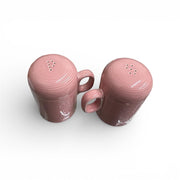 Fiesta - Peony Pink Rangetop Salt and Pepper Shakers Homer Laughlin HLC Ceramic