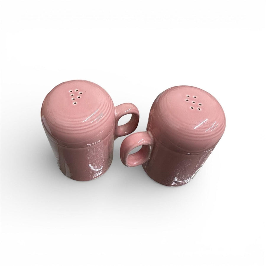 Fiesta - Peony Pink Rangetop Salt and Pepper Shakers Homer Laughlin HLC Ceramic