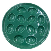 Fiesta - Jade Green Small Egg Plate Tray Serving Dish Homer Laughlin Ceramic HLC