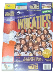 Wheaties Boxes 1998 Olympics Women's Ice Hockey Flat Sports Hockey Collectible