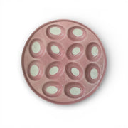 Fiesta - Peony Pink Small Egg Plate Tray Serving Dish Homer Laughlin Ceramic HLC