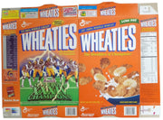 Wheaties Boxes Set Of 2 Flat 1997 & 2000 Rams Super Bowl Retro Collectible