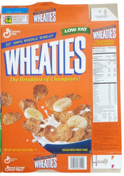 Wheaties Boxes Set Of 2 Flat 1997 & 2000 Rams Super Bowl Retro Collectible
