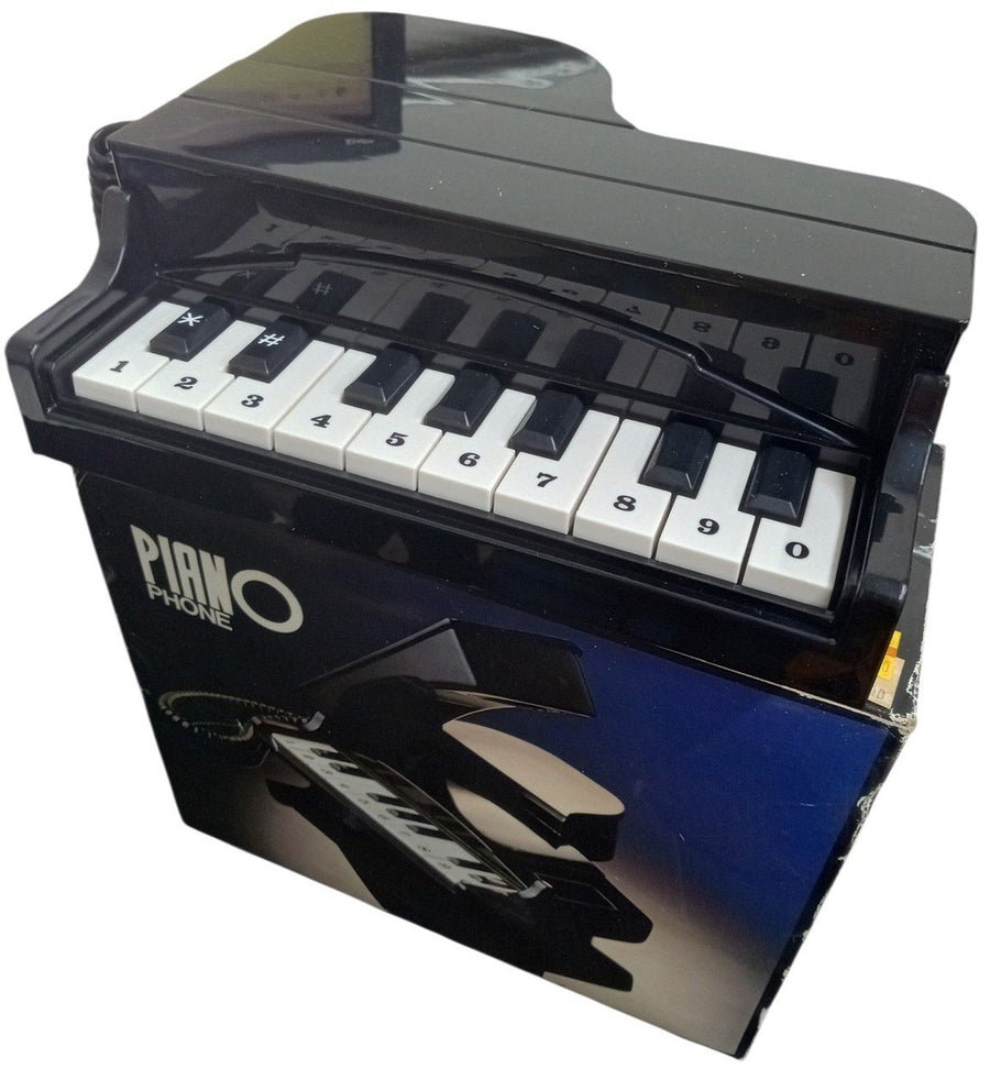 Piano Phone W/Box Novelty Telephone Retro Collectible Decorative Untested