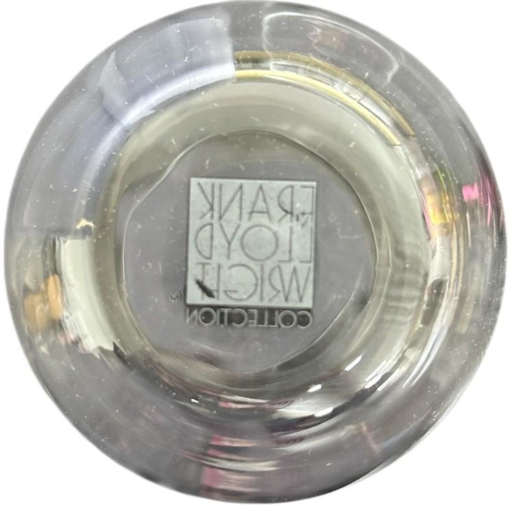 Culver -- "Hoffman Rug" Frank Lloyd Wright Pair of Stemless Wine Glasses