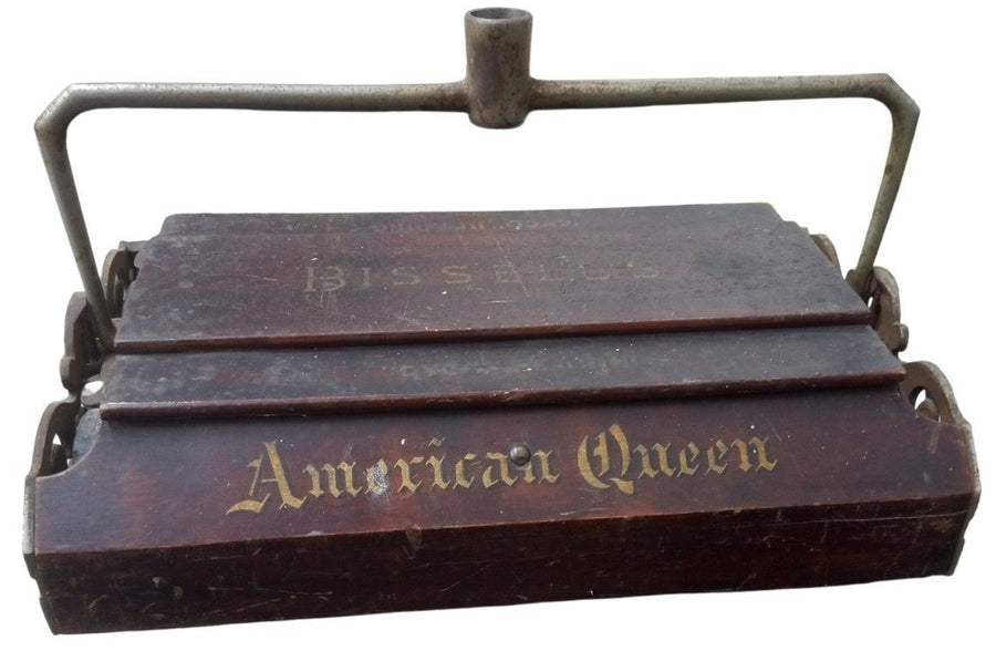 Bissell's American Queen Sweeper Head 1920s Antique Collectible Ornate Unique