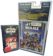 Star Wars Episode I VHS & Read Along Book W/CD Sealed Retro Collectible Untested