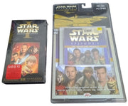 Star Wars Episode I VHS & Read Along Book W/CD Sealed Retro Collectible Untested
